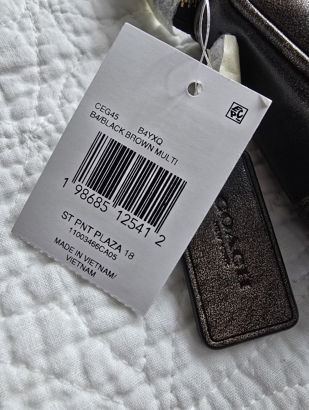 Coach Rexy 10th Anniversary Plaza 18 Loved Leather Bag - Picture 10 of 10